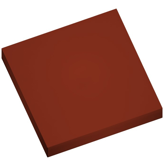 Квадратная тротуарная плитка 100x100x9 Красный