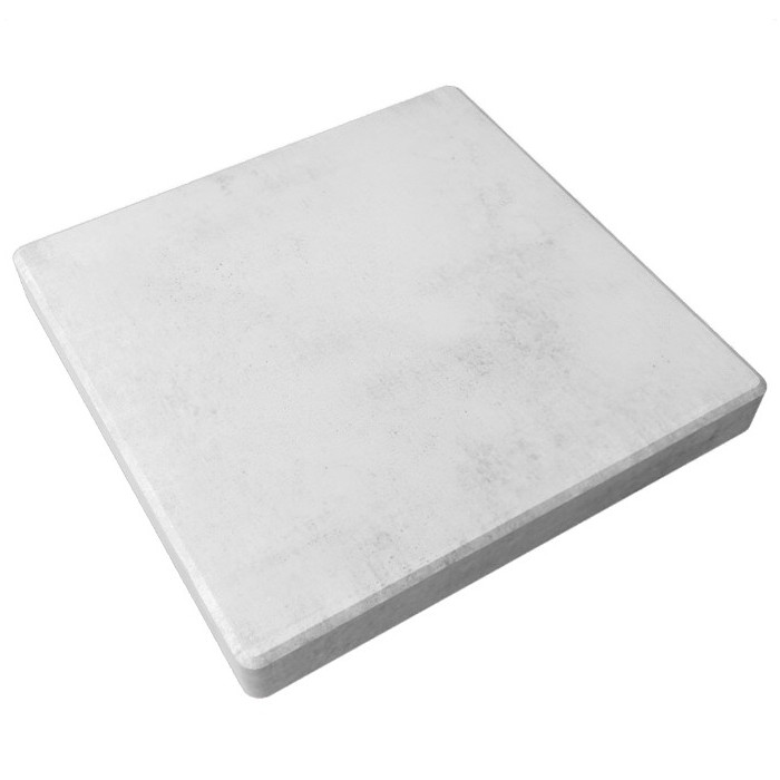 Квадратная тротуарная плитка 750х750х60 Белый