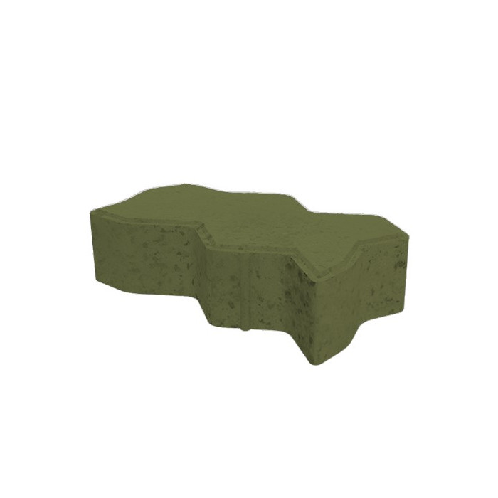 Плитка Волна 222х111х70 Зеленый